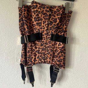Honey Birdette Chastity Corset Jaguar size Small